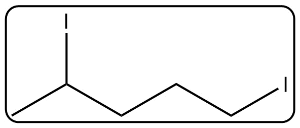 1, 4-diiodopentane_Structure