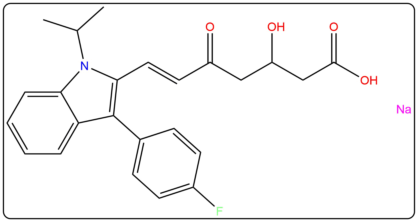 3-Hydroxy-5-Keto Fluvastatin_Structure