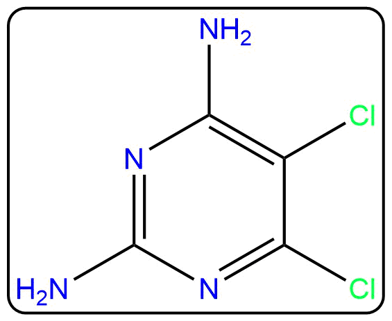 5,6-Dichloropyrimidine-2,4-diamine_Structure