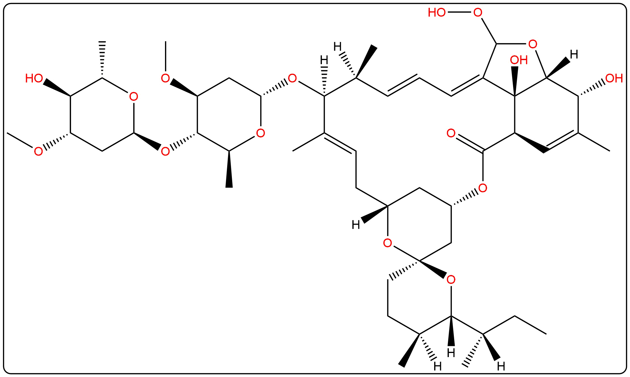 8a-Hydroperoxide Ivermectin_Structure