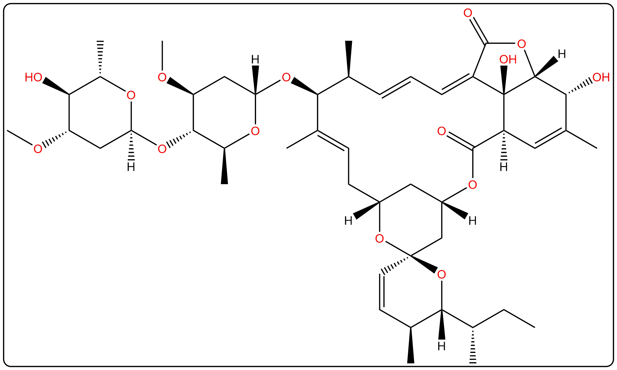 8a-Oxo Avermectin B1a_Structure
