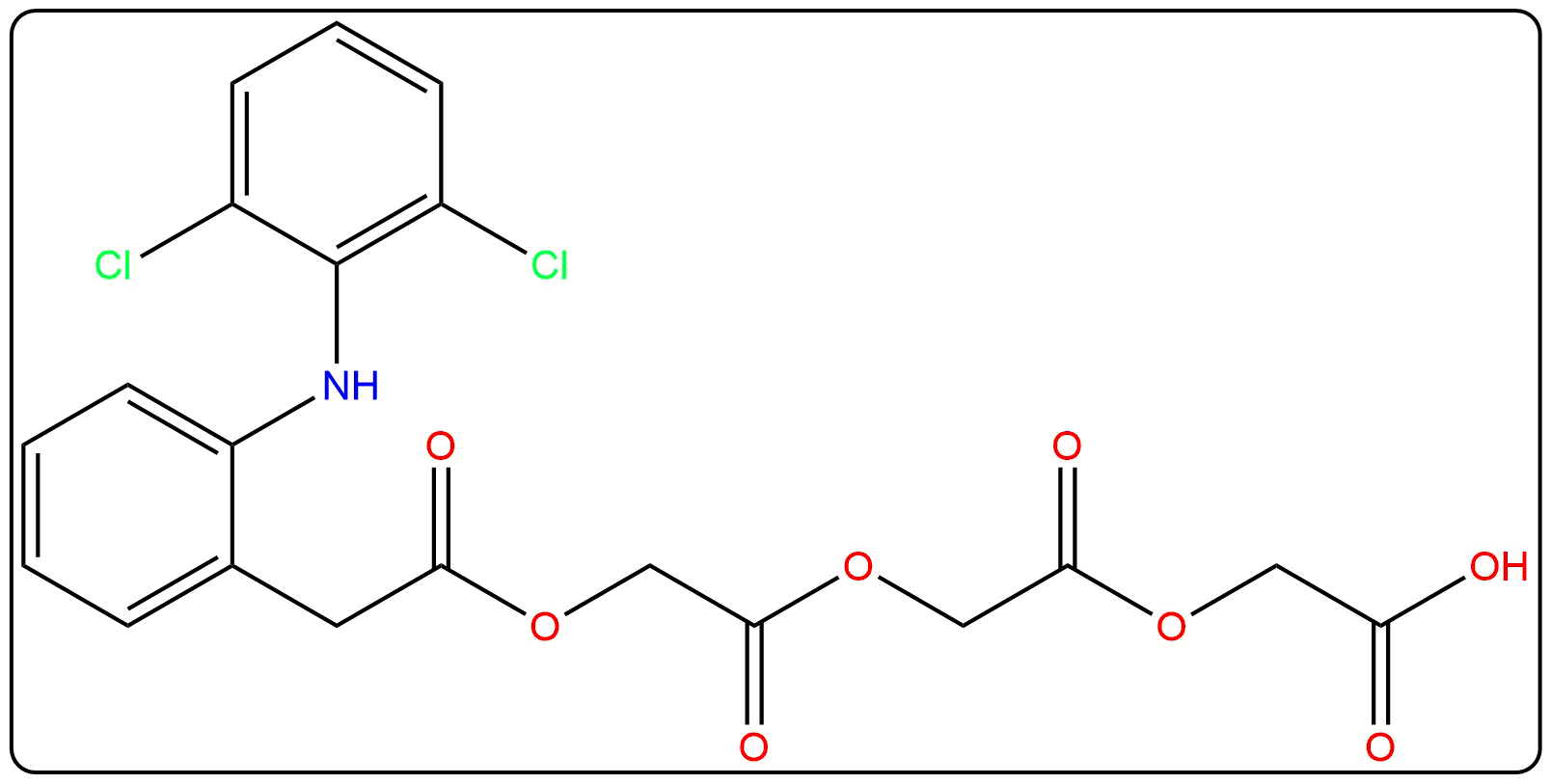 Aceclofenac EP Impurity H_Structure