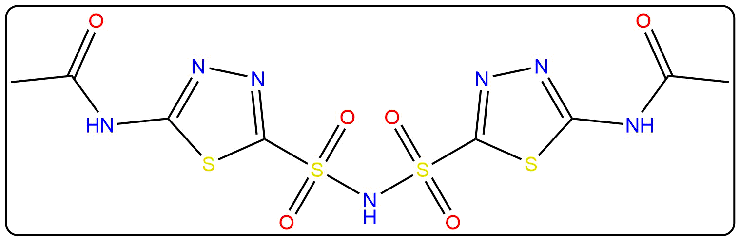 Acetazolamide EP Impurity F_Structure