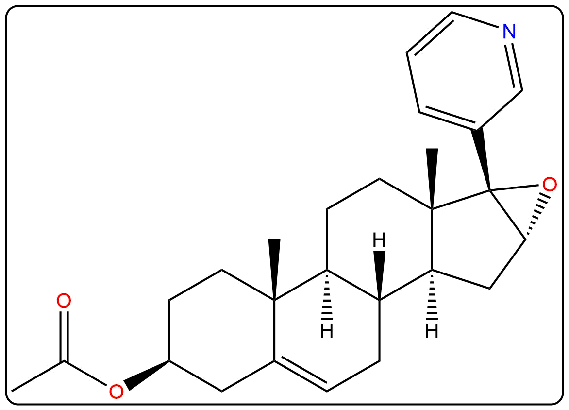 Alpha-Epoxyabiraterone Acetate_Structure