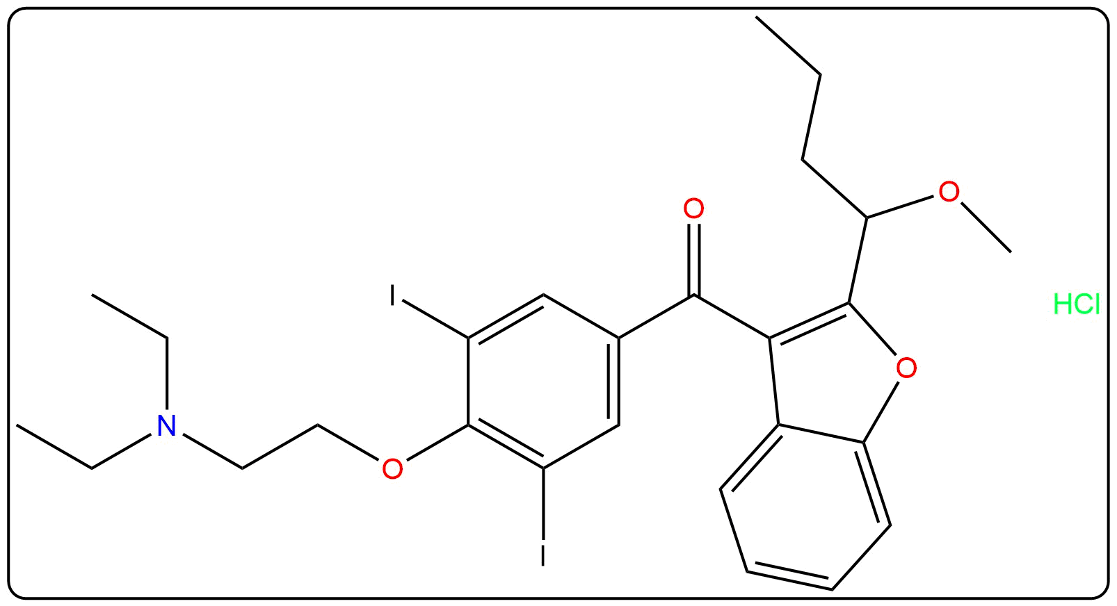 Amiodarone EP Impurity G_Structure