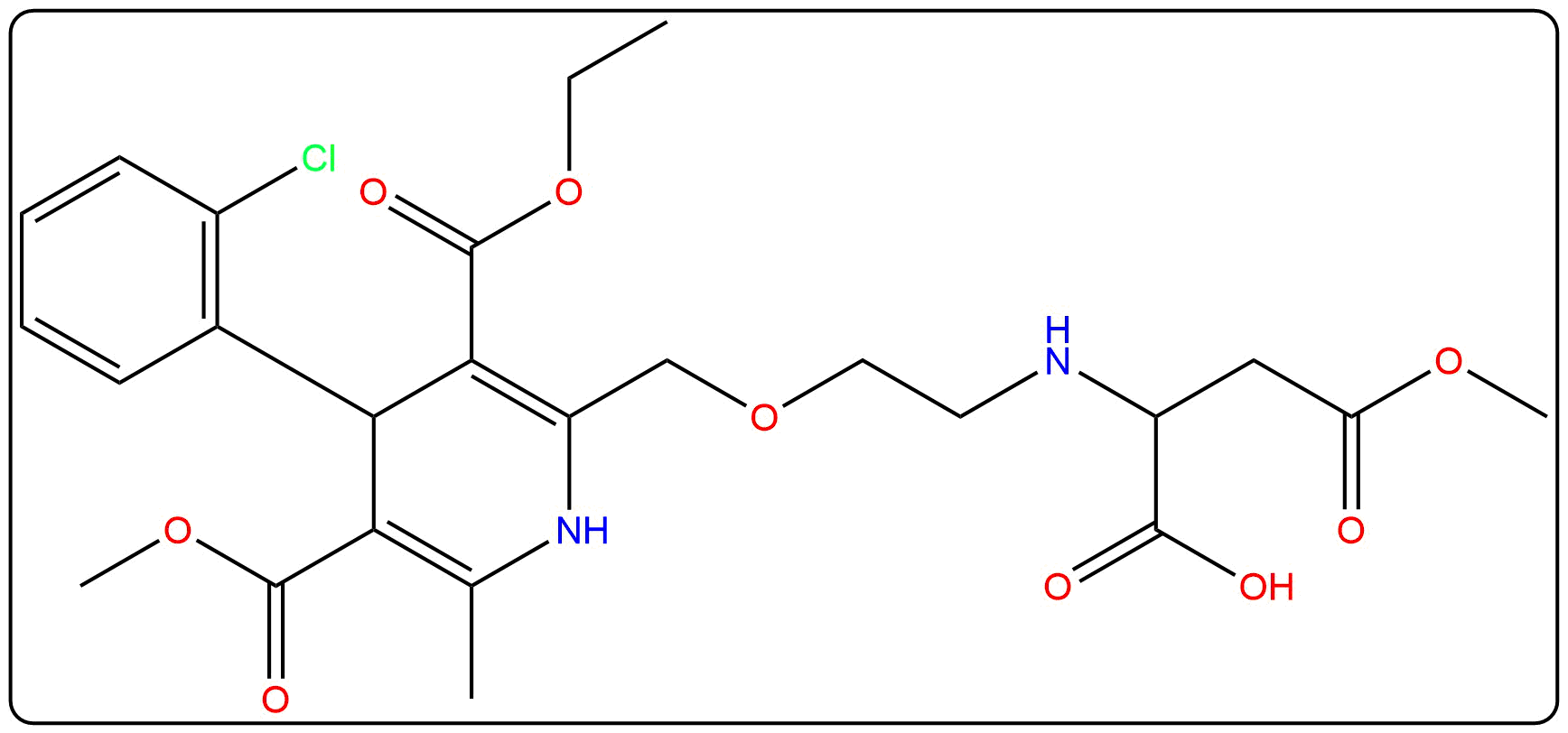 Amlodipine Methyl Ester_Structure