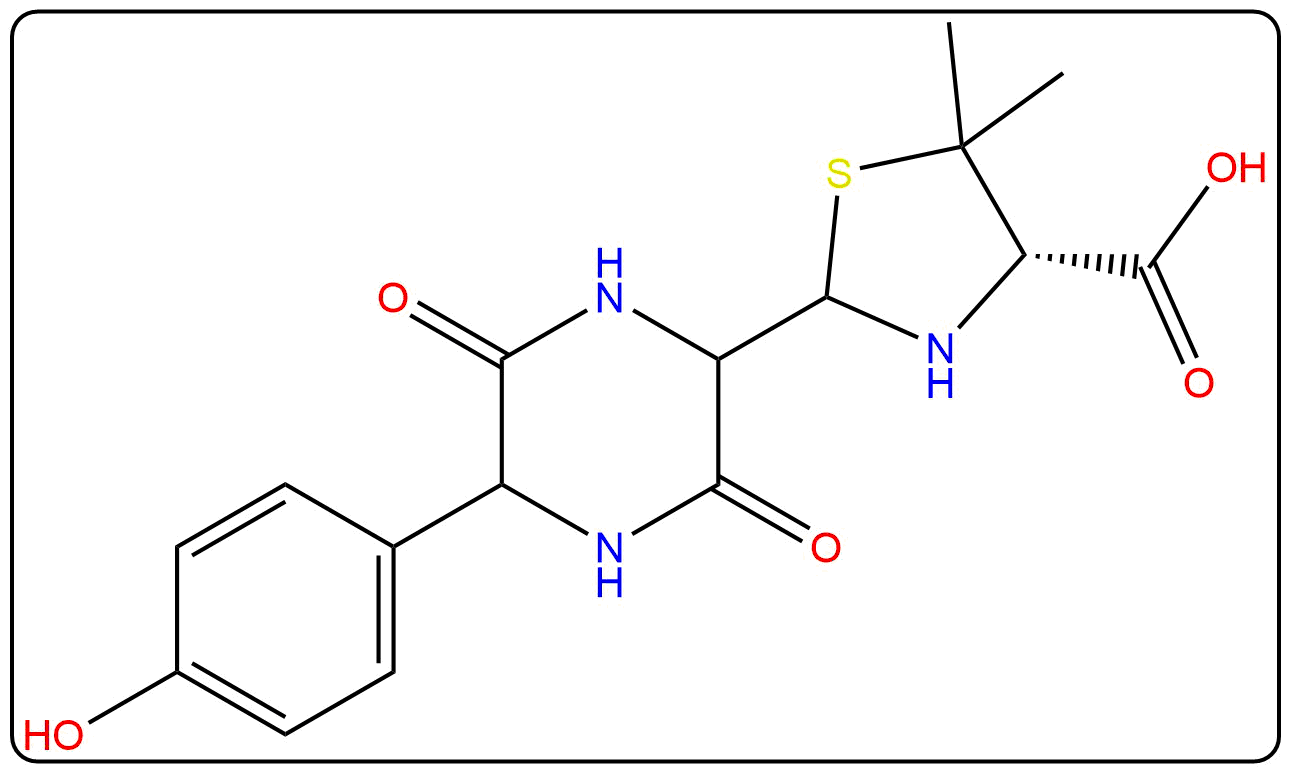 Amoxicillin EP Impurity C_Structure