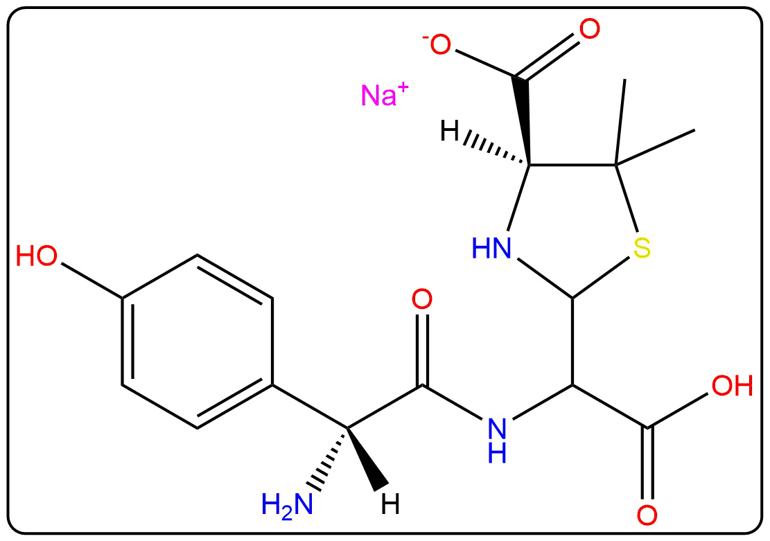 Amoxicillin EP Impurity D Na_Structure