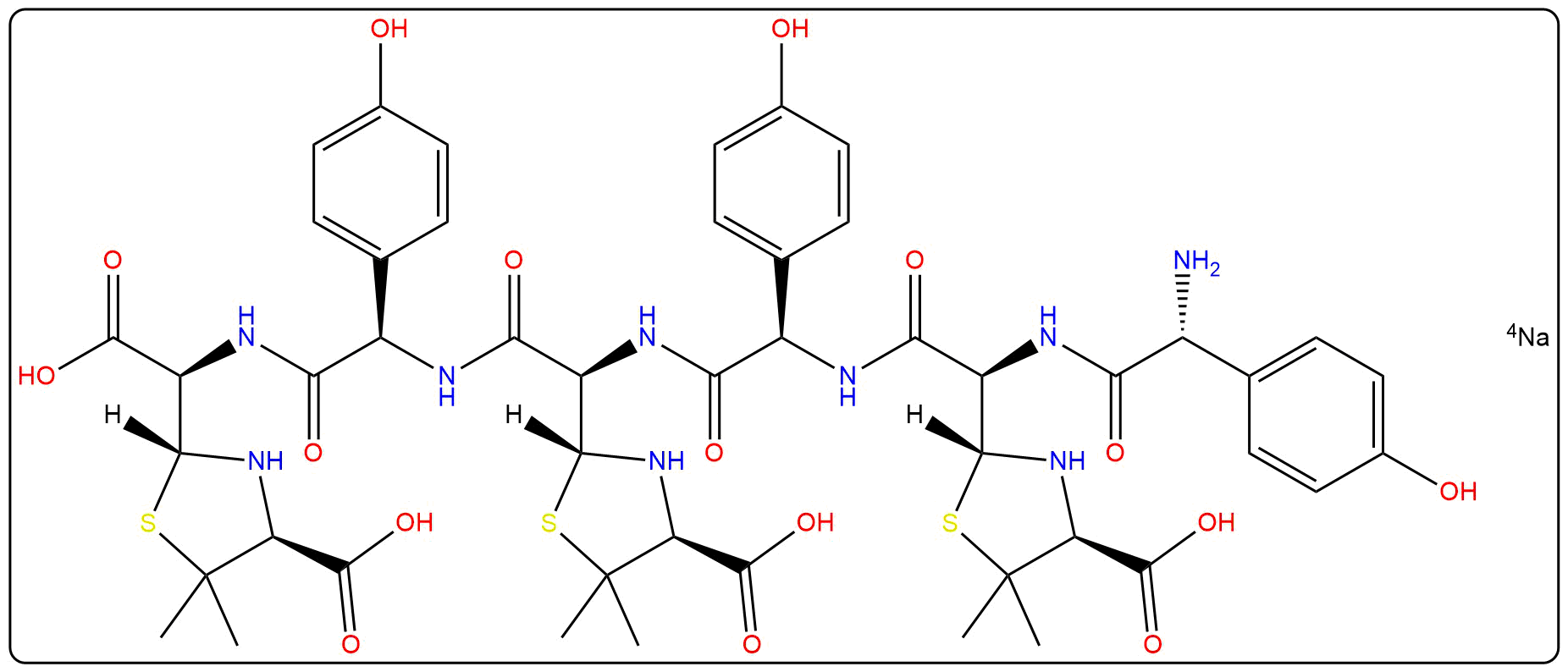 Amoxicillin Open RIng Trimer Impurity Sodium Salt