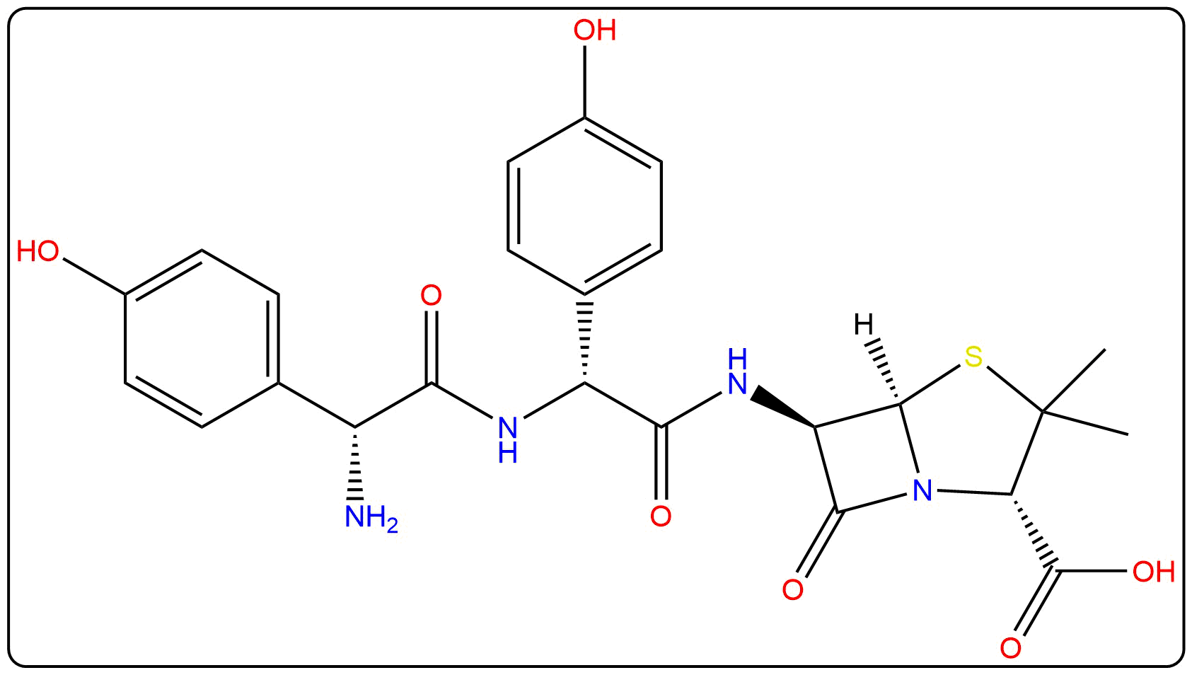 Amoxicillin Related Compound G_Structure