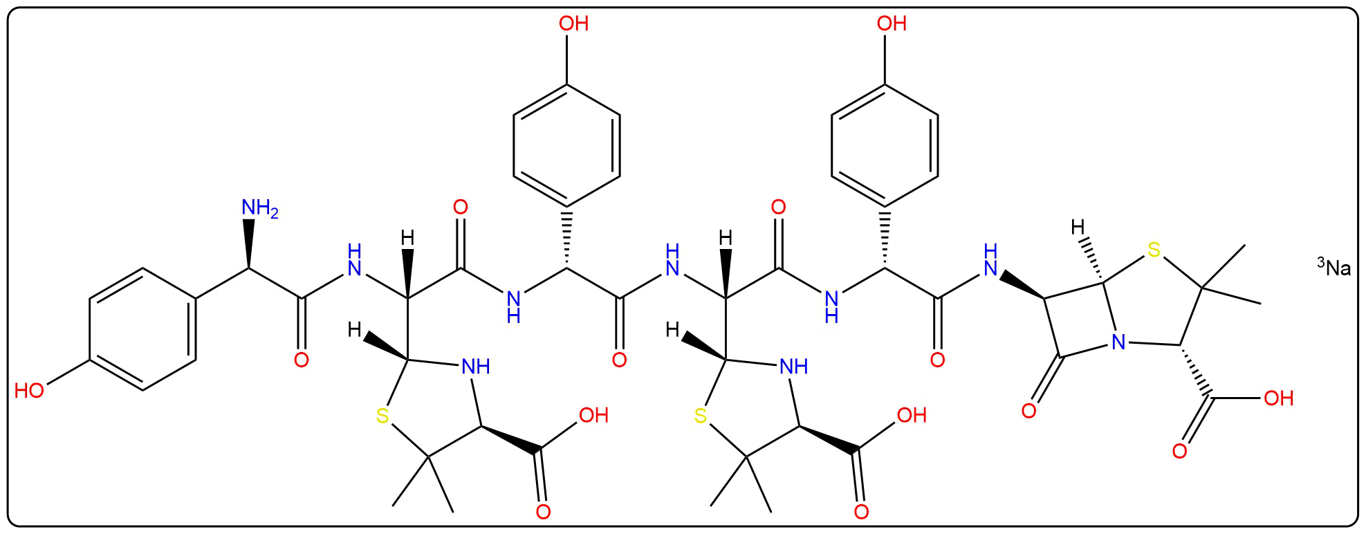 Amoxicillin Trimer Impurity (sodium salt)