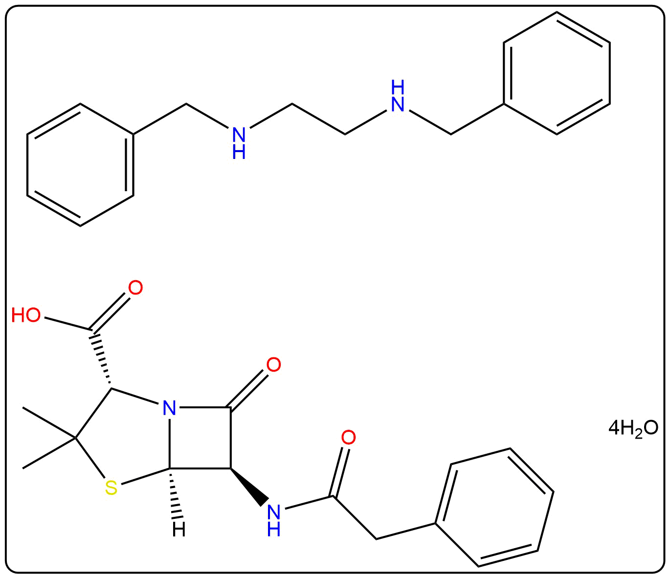 Benzylpenicillin (benzathine) tetrahydrate