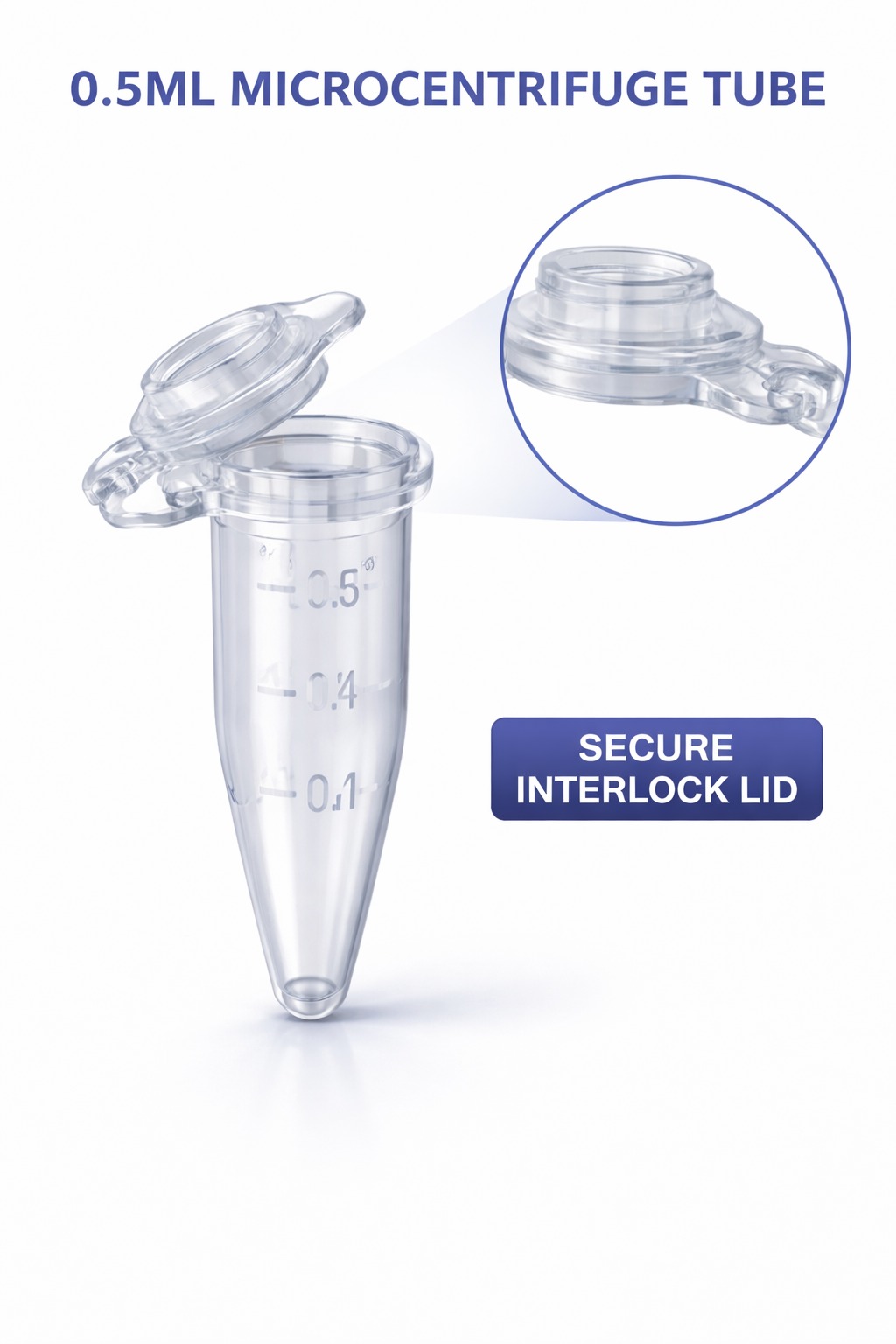 MICRO CENTRIFUDGE TUBE 0.5 ML